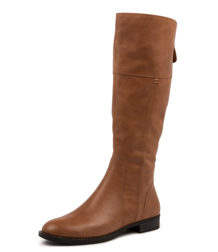 DJANGO & JULIETTE Prago Dj Cognac Leather | Boots