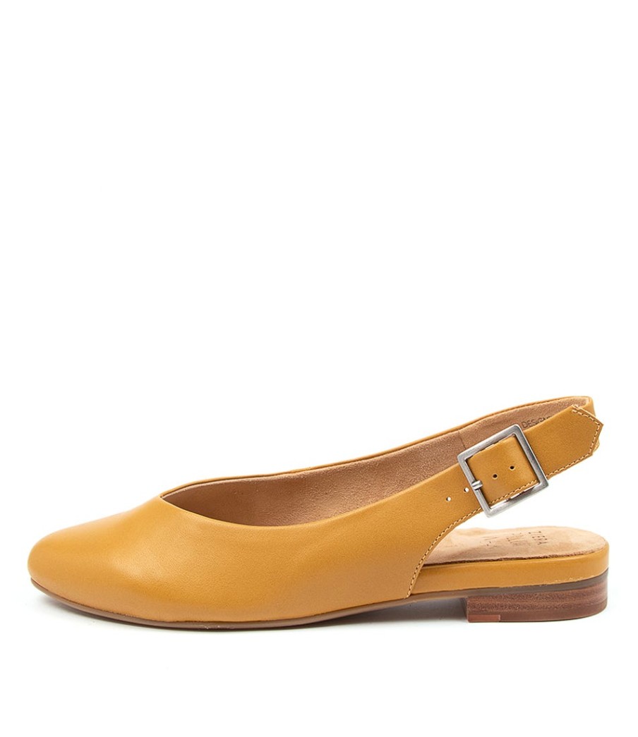 ZIERA Lisa W Mustard Leather | Comfort