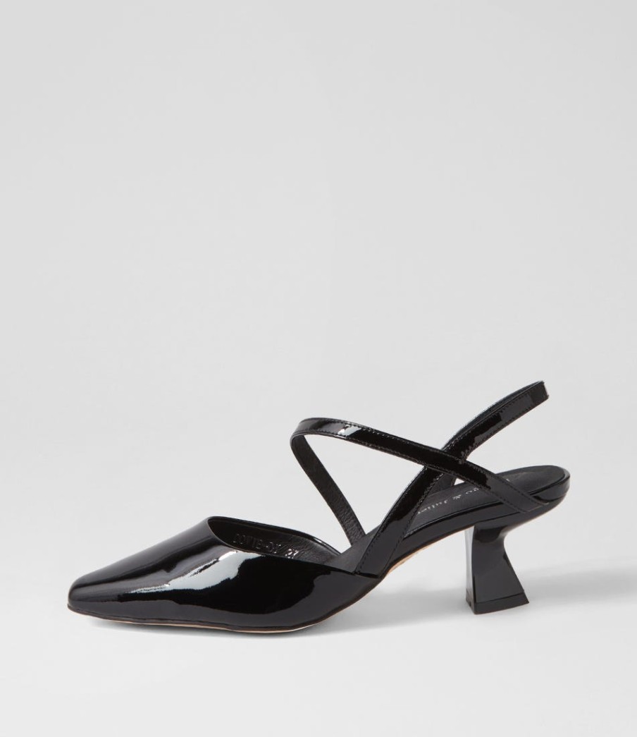 DJANGO & JULIETTE Dovie Black Patent Leather Heels | Heels