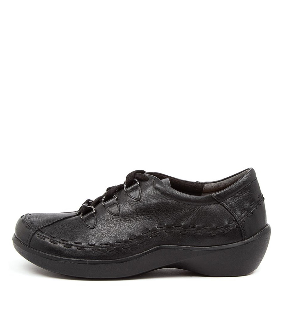 ZIERA Allsorts Xw Black Leather | Comfort