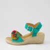 ZIERA Kishop Xw Emerald Multi Sandals | Espadrilles