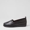 SUPERSOFT Aliner Black Leather Loafers | Comfort