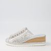 DJANGO & JULIETTE Ianto Silver Scratch Leather Espadrilles | Espadrilles