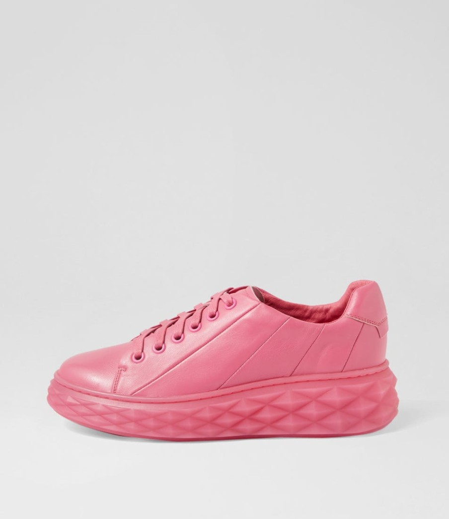 TOP END Irsia New Pink Leather Sneakers | Sneakers