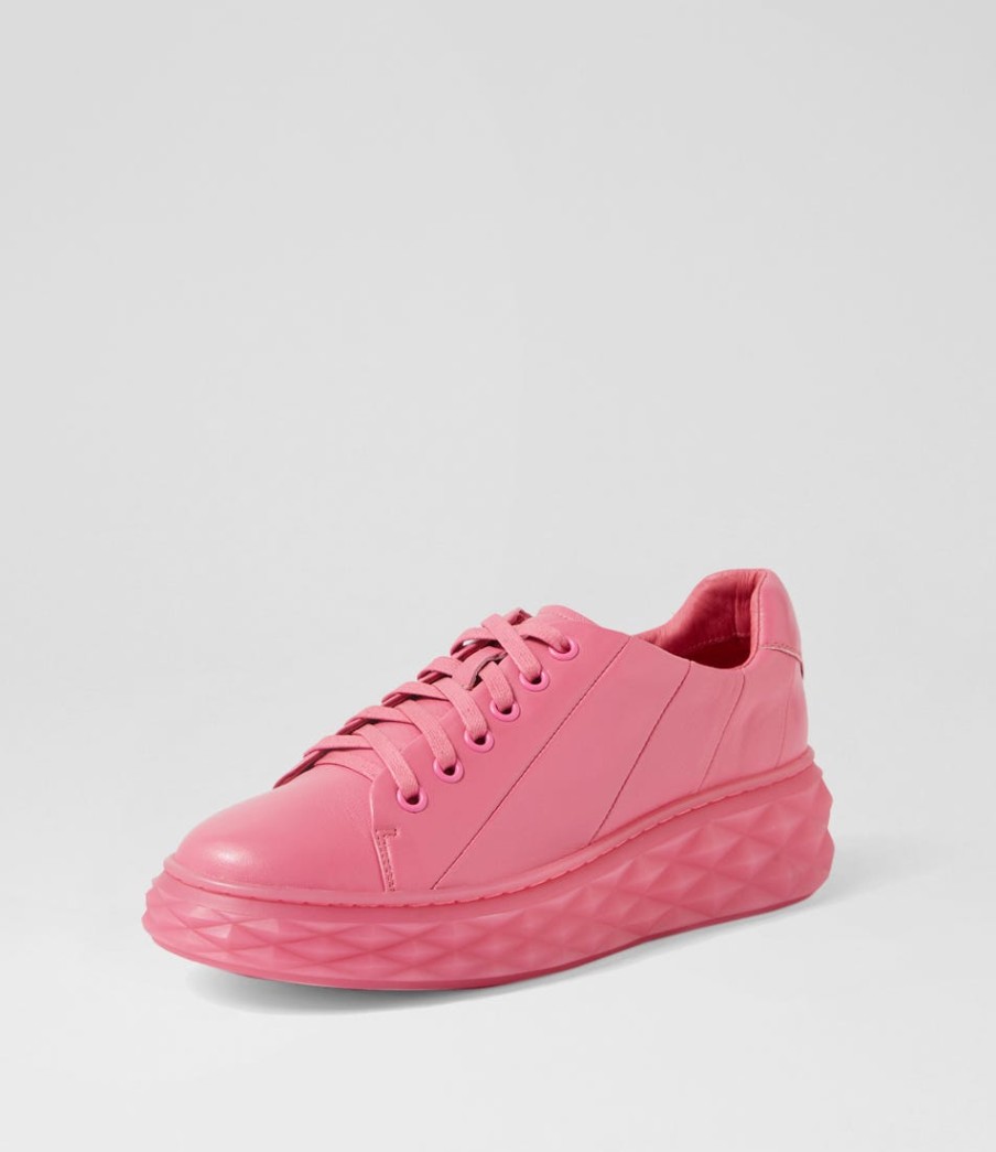 TOP END Irsia New Pink Leather Sneakers | Sneakers