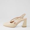 DJANGO & JULIETTE Kenzy Nude Leather Heels | Heels