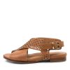 ZIERA Treka W Tan Leather | Flats