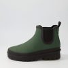 DIANA FERRARI Everlane Olive Black Gumboots | Boots