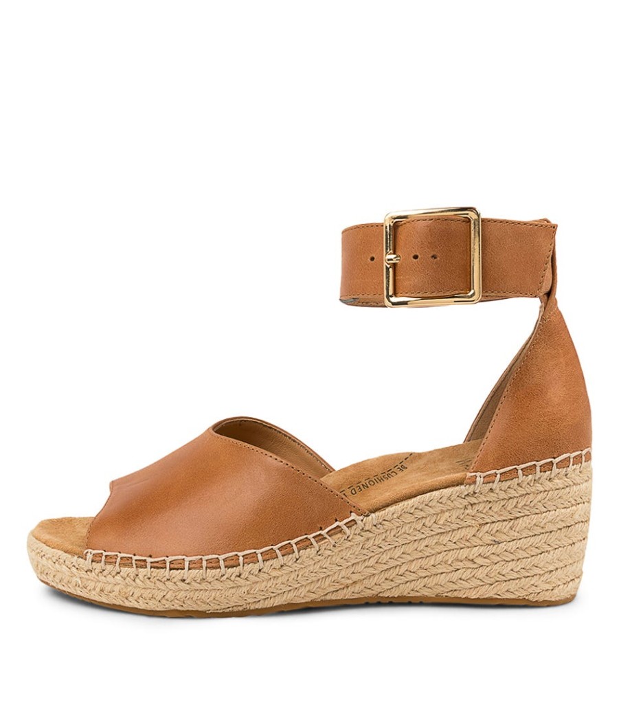 ZIERA Koen Xw Tan Leather | Espadrilles