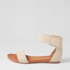 DJANGO & JULIETTE Juzz Milk Leather Sandals | Flats