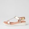 DJANGO & JULIETTE Marj Metallic Multi Leather Sandals | Wedges