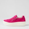 GABOR Carmelia Pink Suede Sneakers | Comfort