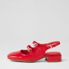 DJANGO & JULIETTE Viraz Red Patent Leather Heels | Flats