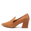 DJANGO & JULIETTE Missies Tan Leather | Heels