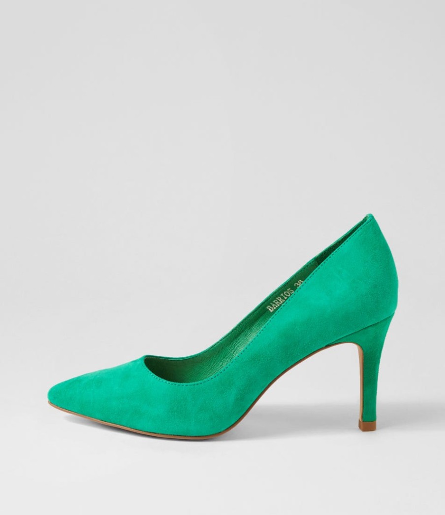 TOP END Barrios New Emerald Suede Heels | Heels