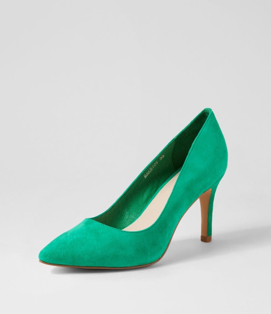 TOP END Barrios New Emerald Suede Heels | Heels