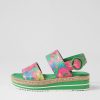 DJANGO & JULIETTE Atha Emerald Flowermania Leather Espadrilles | Espadrilles