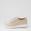 ZIERA Solar Xf Almond Leather Sneakers | Comfort