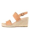 TOP END Gaga Tan Leather | Espadrilles