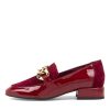 DJANGO & JULIETTE Vivandy Bordeaux Patent Leather Loafers | Loafers