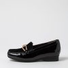 ZIERA Fena Xf Black Patent Suede Loafers | Loafers