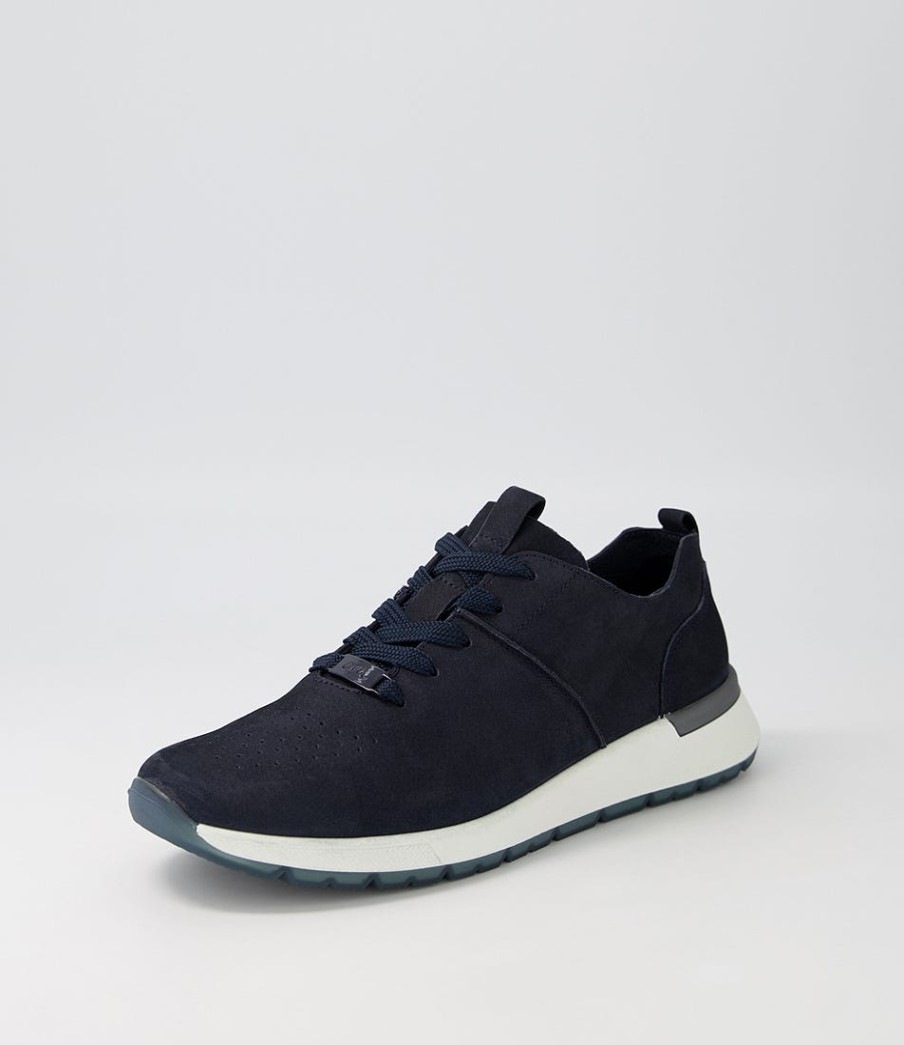 ARA Venice 02 Navy Leather Sneakers | Comfort