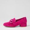 DJANGO & JULIETTE Vivek Fuchsia Suede Heels | Loafers