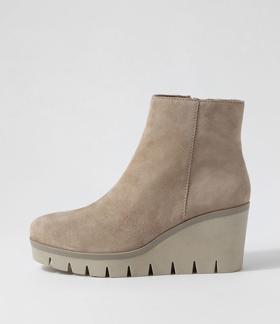 DJANGO & JULIETTE Nish Misty Suede Ankle Boots | Boots