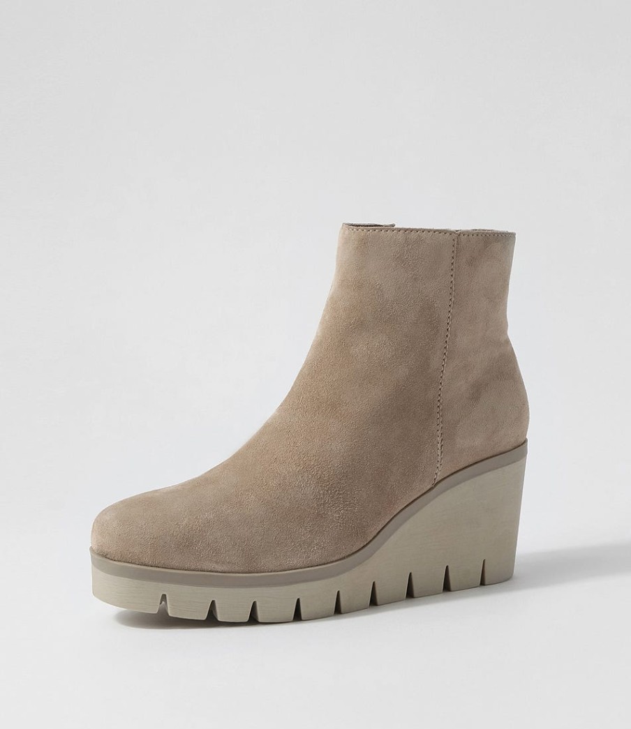 DJANGO & JULIETTE Nish Misty Suede Ankle Boots | Boots