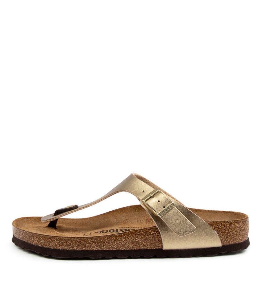 BIRKENSTOCK Gizeh Metallic Gold | Comfort