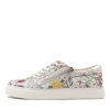 ZIERA Pamela Xf White Fields Leather Sneakers | Comfort