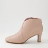 DJANGO & JULIETTE Templess Nude Leather Ankle Boots | Boots