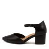 ZIERA Vitor Xw Blk-Blk Leather | Heels