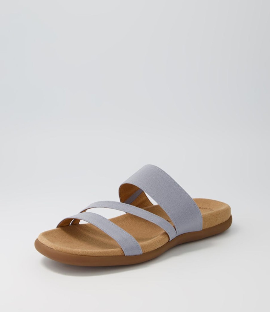 GABOR Rachie Aquamarin Elastic Sandals | Comfort