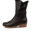 DJANGO & JULIETTE Rudo New Black Black Fur Leather Fur | Boots