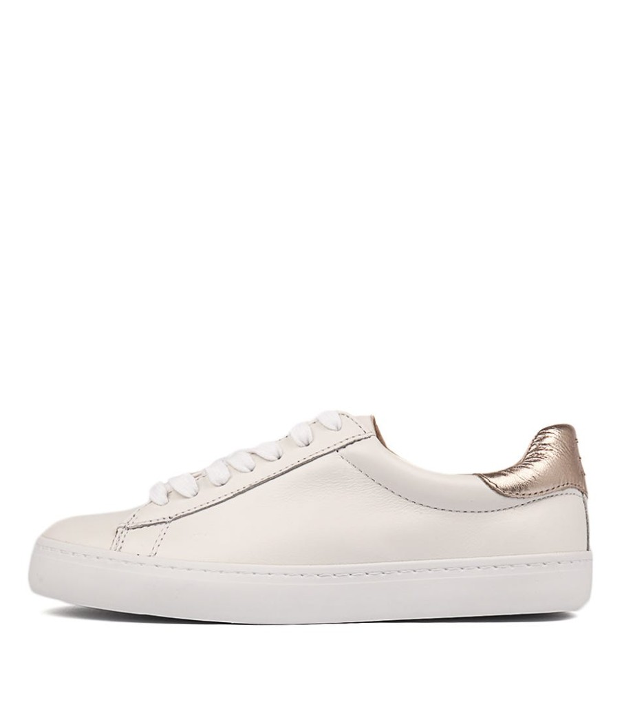 MOLLINI Session White Rose Gold Leather | Sneakers