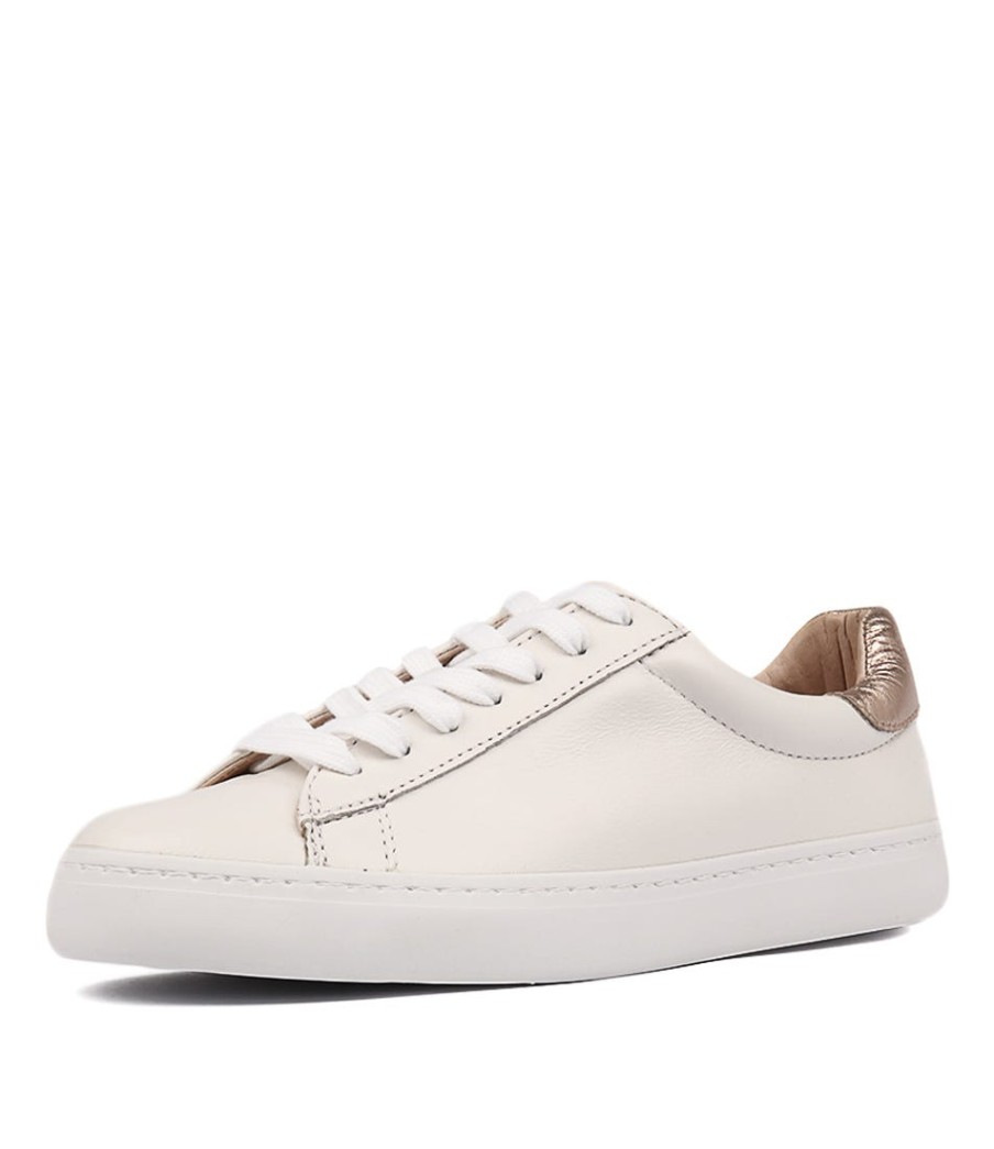 MOLLINI Session White Rose Gold Leather | Sneakers