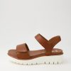 ARA Bilbao 04 Cognac Tan Leather Sandals | Comfort