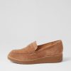 TOP END Oley Light Choc Suede Loafers | Loafers