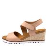 ZIERA Khaza W Blush Leather | Espadrilles