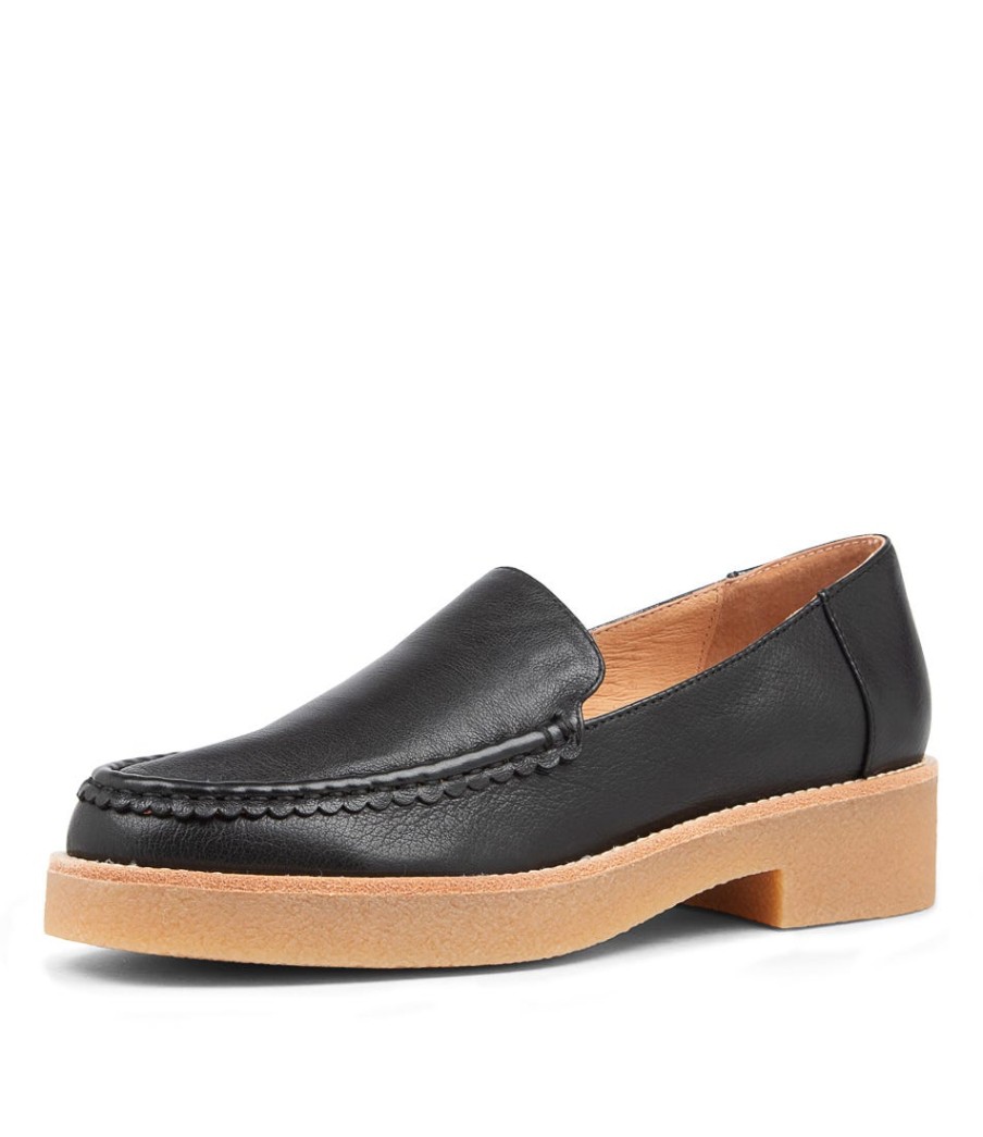 MOLLINI Feight Black Leather Loafers Nh | Loafers