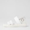 DJANGO & JULIETTE Shima White Synthetic Raffia Leather Espadrilles | Espadrilles