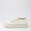 DJANGO & JULIETTE Froggy Ivory Patent Leather Sneakers | Sneakers