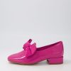 DJANGO & JULIETTE Varva Fuchsia Patent Suede Heels | Loafers