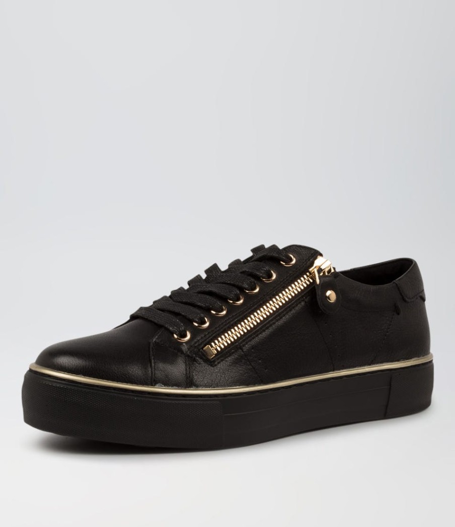 DJANGO & JULIETTE Froggy Black-Black Sole | Sneakers