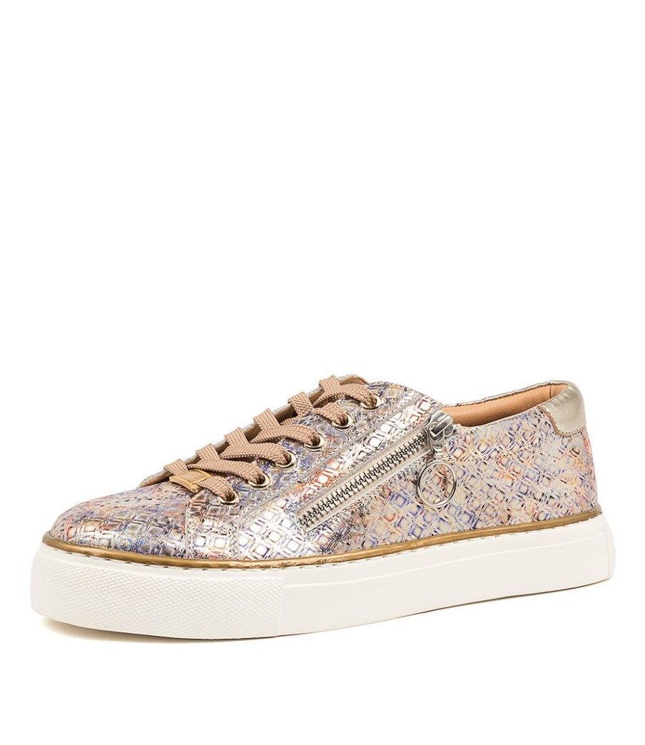 ZIERA Pamela Xf Metal-Gold Lea | Comfort