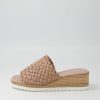 DJANGO & JULIETTE Idalis Cappuccino Leather Espadrilles | Espadrilles