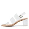 DJANGO & JULIETTE Skytles Clear Sandals | Heels