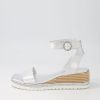 DJANGO & JULIETTE Irish Silver Scratch Leather Espadrilles | Espadrilles