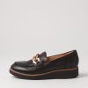 TOP END Ozama Black Leather Loafers | Loafers